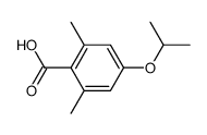 4-异丙氧基-2,6-二甲基苯甲酸结构式