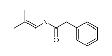 N-(2-methylprop-1-enyl)-2-phenylacetamide Structure