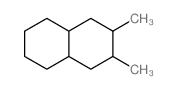 Naphthalene,decahydro-2,3-dimethyl- structure