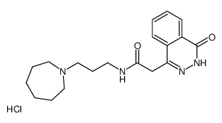 N-[3-(azepan-1-yl)propyl]-2-(4-oxo-3H-phthalazin-1-yl)acetamide,hydrochloride Structure