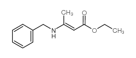 3-BENZYLAMINO-BUT-2-ENOIC ACID ETHYL ESTER Structure