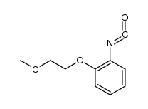 2-(2-methoxy-ethoxy)-phenyl isocyanate结构式