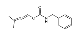 3-methylbuta-1,2-dien-1-yl benzylcarbamate Structure