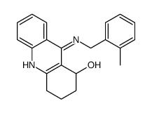 9-[(2-methylphenyl)methylamino]-1,2,3,4-tetrahydroacridin-1-ol结构式