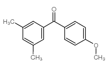 3,5-DIMETHYL-4'-METHOXYBENZOPHENONE Structure