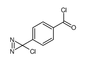 Benzoyl chloride, 4-(3-chloro-3H-diazirin-3-yl)- (9CI)结构式