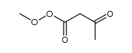 Butaneperoxoic acid, 3-oxo-, methyl ester (9CI) Structure