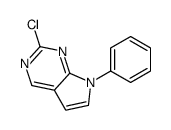 2-chloro-7-phenylpyrrolo[2,3-d]pyrimidine Structure