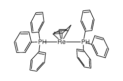 (η4-C5H6)Re(PPh3)2H3 Structure