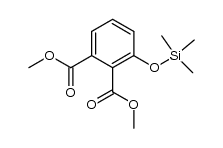 3-Trimethylsilyloxy-dimethyl-phthalate结构式