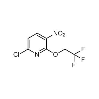 6-Chloro-3-nitro-2-(2,2,2-trifluoroethoxy)pyridine Structure