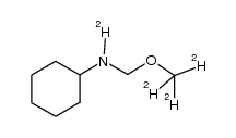 N-((methoxy-d3)methyl)cyclohexanamine-d结构式