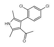 [4-(2,4-Dichlorphenyl)-2,5-dimethyl-3-pyrrolyl]methylketon Structure