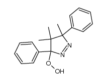3,4,4-trimethyl-4,5-dihydro-5-hydroperoxy-3,5-diphenyl-3H-pyrazoles结构式