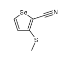 3-(methylthio)selenophene-2-carbonitrile Structure