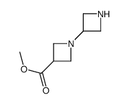 methyl 1-(azetidin-3-yl)azetidine-3-carboxylate Structure