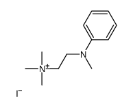 trimethyl-[2-(N-methylanilino)ethyl]azanium,iodide Structure