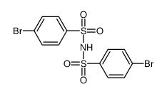 4-bromo-N-(4-bromophenyl)sulfonylbenzenesulfonamide结构式