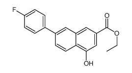 Ethyl 7-(4-fluorophenyl)-4-hydroxy-2-naphthoate Structure