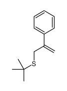 3-tert-butylsulfanylprop-1-en-2-ylbenzene结构式