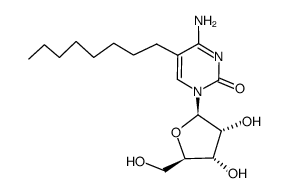 5-n-octyl-cytidine Structure