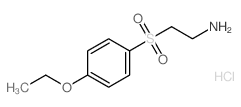 2-(4-ethoxyphenyl)sulfonylethanamine,hydrochloride Structure
