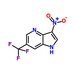 3-Nitro-6-trifluoromethyl-4-azaindole structure