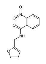 N-(furan-2-ylmethyl)-2-nitrobenzamide Structure