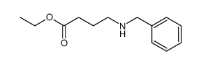 ethyl-4-(benzylamino)butanoate结构式