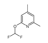 2-(Difluoromethoxy)-4,6-dimethylpyridine Structure