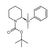 N-Boc-2-(dimethylphenylsilyl)piperidine Structure