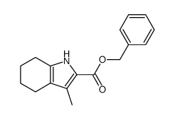 benzyl 3-methyl-4,5,6,7-tetrahydro-1H-indole-2-carboxylate Structure