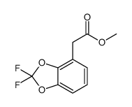 methyl 2-(2,2-difluoro-1,3-benzodioxol-4-yl)acetate Structure