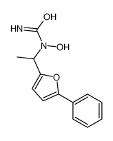 1-hydroxy-1-[1-(5-phenylfuran-2-yl)ethyl]urea结构式