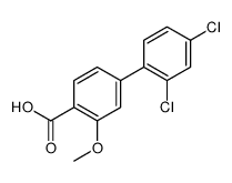 4-(2,4-dichlorophenyl)-2-methoxybenzoic acid结构式
