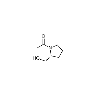 1-[(2r)-2-(hydroxymethyl)pyrrolidin-1-yl]ethan-1-one Structure