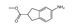 Methyl 5-amino-2-indanecarboxylate结构式