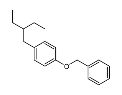 1-(2-ethylbutyl)-4-phenylmethoxybenzene Structure