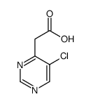 2-(5-chloropyrimidin-4-yl)acetic acid Structure