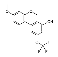 3-(2,4-dimethoxyphenyl)-5-(trifluoromethoxy)phenol结构式