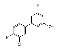 3-(3-chloro-4-fluorophenyl)-5-fluorophenol结构式