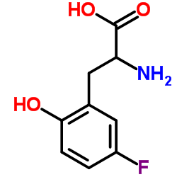 3-Fluoro-6-hydroxyphenylalanine Structure