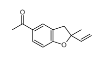 1-(2-ethenyl-2-methyl-3H-1-benzofuran-5-yl)ethanone Structure
