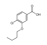 3-Butoxy-4-chlorobenzoic acid structure