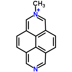 N-methyl-2,7-diazapyrenium Structure