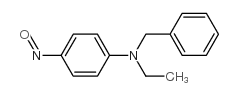 N-ethyl-N-benzyl-4-nitrosoaniline structure