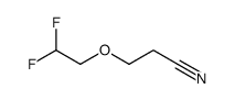 3-(2,2-difluoroethoxy)propanenitrile Structure