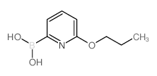 (6-Propoxypyridin-2-yl)boronic acid结构式