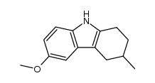 3-methoxy-7-methyltetrahydrocarbazole结构式