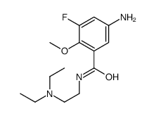 5-amino-N-[2-(diethylamino)ethyl]-3-fluoro-2-methoxybenzamide Structure